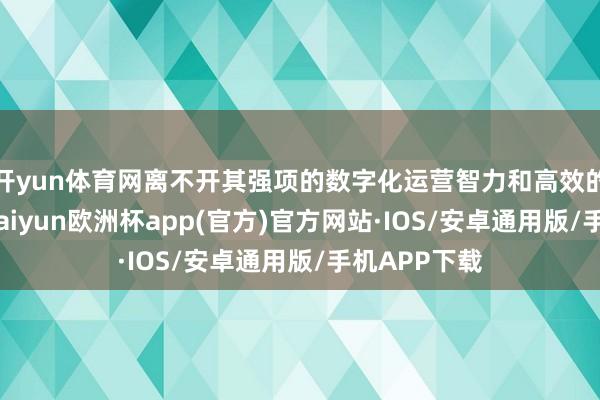 开yun体育网离不开其强项的数字化运营智力和高效的风控模子-kaiyun欧洲杯app(官方)官方网站·IOS/安卓通用版/手机APP下载