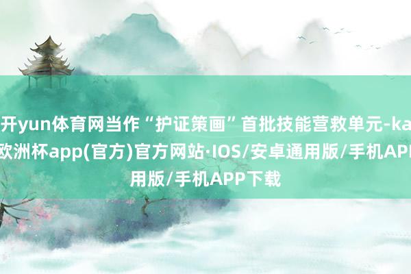 开yun体育网当作“护证策画”首批技能营救单元-kaiyun