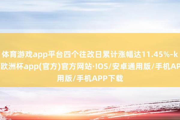 体育游戏app平台四个往改日累计涨幅达11.45%-kaiy
