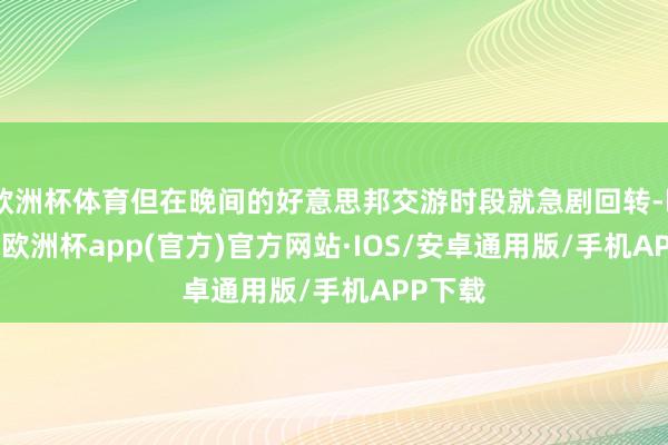 欧洲杯体育但在晚间的好意思邦交游时段就急剧回转-kaiyun欧洲杯app(官方)官方网站·IOS/安卓通用版/手机APP下载
