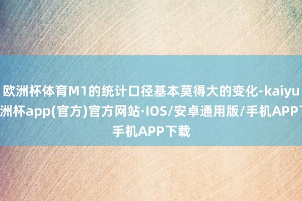 欧洲杯体育M1的统计口径基本莫得大的变化-kaiyun欧洲杯