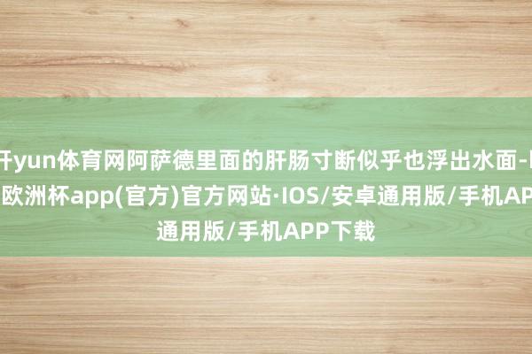 开yun体育网阿萨德里面的肝肠寸断似乎也浮出水面-kaiyu