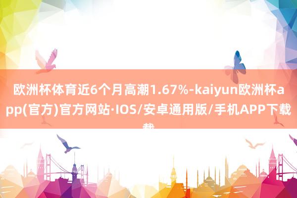 欧洲杯体育近6个月高潮1.67%-kaiyun欧洲杯app(