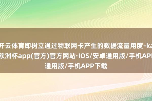 开云体育即树立通过物联网卡产生的数据流量用度-kaiyun欧