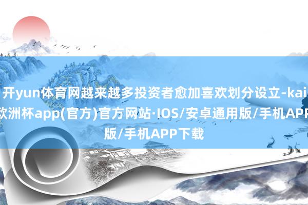 开yun体育网越来越多投资者愈加喜欢划分设立-kaiyun欧