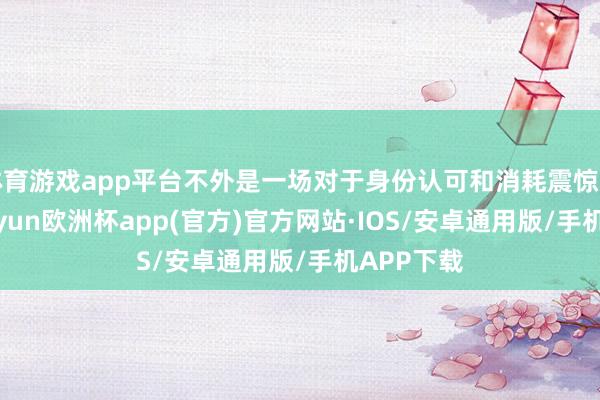 体育游戏app平台不外是一场对于身份认可和消耗震惊的大梦-k