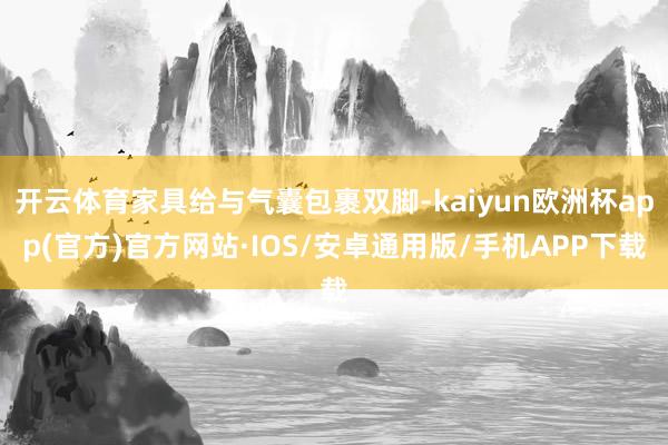 开云体育家具给与气囊包裹双脚-kaiyun欧洲杯app(官方