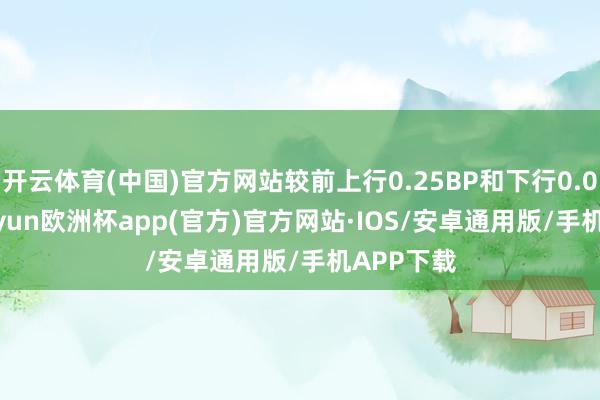 开云体育(中国)官方网站较前上行0.25BP和下行0.05B